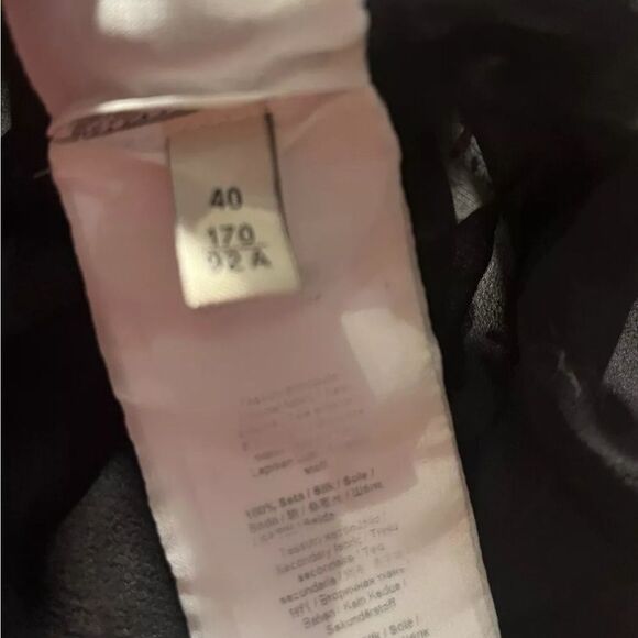 Roberto Cavalli Silk Dress SIze 40 Womens US 4 Multicolor Long Sleeve Asymmetric - Picture 11 of 12